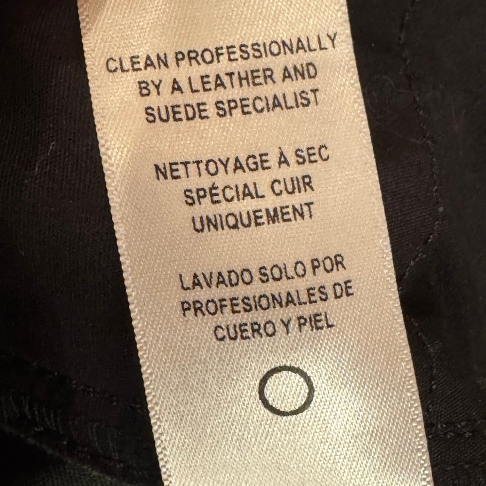 NWT Leather Frame Le Skinny de Jeanne Women's Pants, Black 26 Authentic lamb - Picture 11 of 11